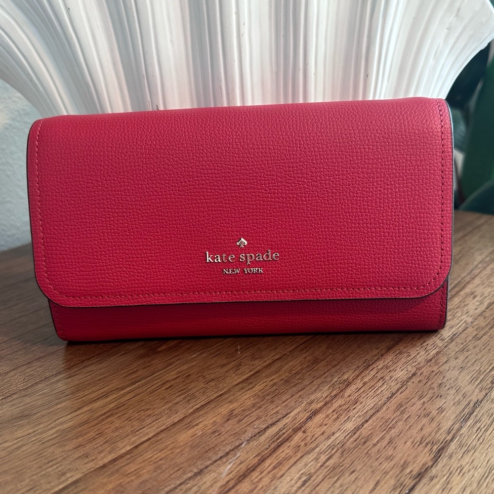 NWT - Kate Spade Convertible Candied Cherry Darcy Chain Wallet Crossbody - Picture 7 of 14